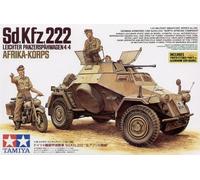 Sd.Kfz.222 Vehículo Blindado Ligero 4x4 África Korps TAMIYA