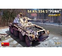 Sd.kfz.234/2 Puma. Interior Kit Tank 1 :3 5 Plástico Modelo Kit Miniart