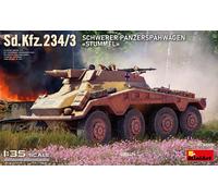 Sd.kfz.234/3 Schwerer Panzerspahwagen Stummel Tank 1 :3 5 Plástico Modelo Kit