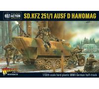Sd.Kfz 251/1 ausf D halftrack - 1:56 / 28mm Plastic Scale Mode (Importación USA)