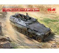 Sd.Kfz.251/6 Ausf.A Con Tripulación 1:35 Kit De Modelo De Plástico ICM