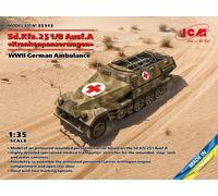 Sd.Kfz.251/8 Ausf.a Krankenpanzerwagen WWII German Ambulance 1 :3 5 Plastic Kit