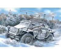 Sd.kfz.261, German Radio Communication Vehicle 1:72 Plástico Modelo Kit Icm