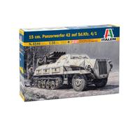 Sd.kfz. 4/1 15 Cm. Panzerwerfer 42 1 :3 5 Plástico Modelo Kit Italeri