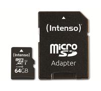 SD MicroSD Card 64GB Intenso SD-HC UHS-I inkl. SD- NUEVO