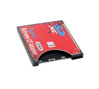 SD to CF Card Sleeve Supports Wireless WIFI SD Card Type i Adapter SLR Camera Red