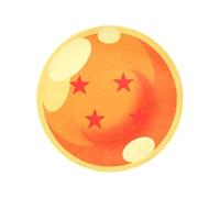 SD Toys Alfombra interior Dragon Ball Bola 4 Estrellas 60x60 cm