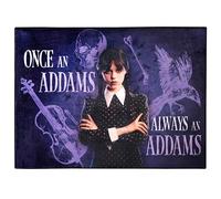 SD TOYS - Alfombra Interior - Once an Addams Wednesday - Medidas 80x60 cm