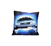 SD Toys Cojín cuadrado Delorean Roads Regreso al Futuro Envasado al vacío 45x45 cm