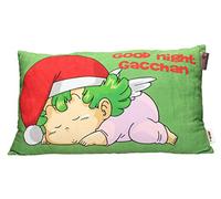 SD TOYS Cojín Gacchan Dr Slump, Acrílico, Verde, 1 Unidad (Paquete de 1)