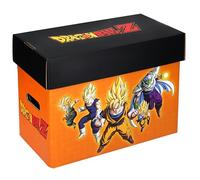 SD Toys – Caja con tapa para cómics Dragon Ball, naranja y negra, 22 x 30 x 41 cm