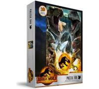 Sd toys efecto 3d poster compo carnivoros jurassic world-puzle 100 pie