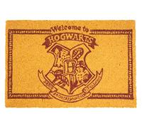 SD Toys - Felpudo Entrada Harry Potter, de Fibra de Coco y Vinilo Antideslizante, Amarillo, 60 x 40 cm