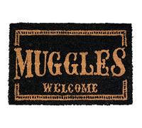 SD Toys - Felpudo Entrada Harry Potter, Fibra de Coco, Antideslizante, Negro, 60 x 40 cm