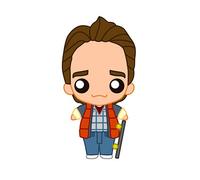 Sd toys - figura de goma marty mcfly de regreso al futuro