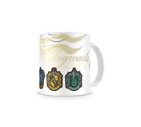 Sd toys harry potter taza escudos casas hogwarts, cerámica, blanco, 1