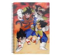 SD TOYS - Libreta efecto 3D Goku VS Vegeta Dragon Ball Z - 30 x 21cm