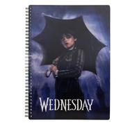 SD TOYS - Libreta efecto 3D Lluvia Wednesday - 30 x 21 cm