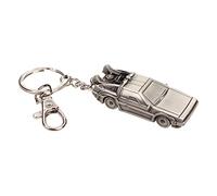 SD TOYS - Llavero Coche Delorean Regreso al Futuro en Metal 3D, 6 x 2,5 x 1,5 cm