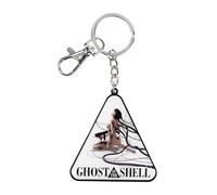 SD TOYS - Llavero Metálico Resting Motoko Ghost in the Shell - Llavero Perfecto para Coleccionar - Tamaño de 14 x 5 cm
