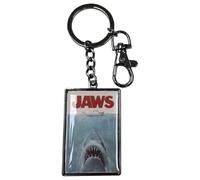 SD TOYS - Llavero Poster Jaws - Color negro-metal - Jaws - Tiburon - Llaveros - Portallaves - Regalos originales -Producto Oficial licencia