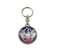 Sd toys, llavero redondo metal cara superman universo dc