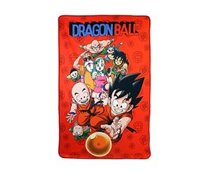 SD Toys - Manta Polar Roja de Dragon Ball, 100 x 150 cm