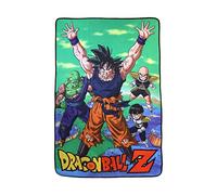 SD Toys - Manta Polar Verde de Dragon Ball Z, Manta Sofá 100 x 150 cm
