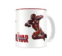 SD TOYS Marvel Taza Civil War, Cerámica, Rojo, 13 x 12 x 10 cm