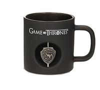 SD toys - Mug Game of Thrones - Targaryen Verre Noir Logo Rotatif - 8436546897552