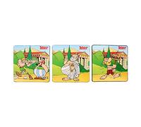 SD Toys Posavasos Juegos Olímpicos Asterix, Corcho, Multicolor, 3x9x9 cm, 6 Unidades