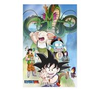 Sd toys - poster 3d shenron and heroes dragon ball - medidas 38x58cm