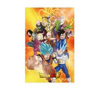 SD TOYS - Poster 3D Universal Survival Heroes Dragon Ball Super - Medidas 38x58cm