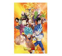 Poster 3d 58x38cm universal survival heroes dragon ball super