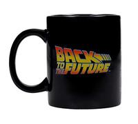 SD toys Regreso Al Futuro Panel Control Taza, Cerámica, Negro y Naranja, 10x14x12 cm