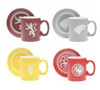 Conjunto 4 Chávenas de Café com Pires- Game of Thrones Houses
