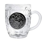 SD toys SDTHBO89168 Jarra Cristal Escudo Metálico Targaryen Game Of Thrones