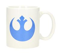 SD TOYS SDTSDT89792 - Taza de cerámica, diseño Star Wars Símbolo, Rebelde y Logo, Color Blanco