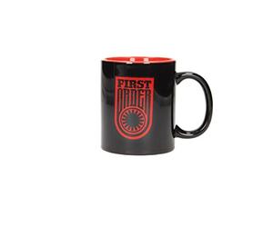 SD TOYS SDTSDT89987 - Taza de cerámica, diseño Star Wars Episodio 7 First Order Símbolo y Logo, Color Negro y Rojo