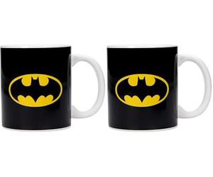 SD TOYS SDTWRN02992 - SDTWRN02992 - Taza Batman Logo Cerámica (Paquete de 2)