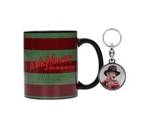 Colores freddy taza + regalo llavero metalico pesadilla en elm street