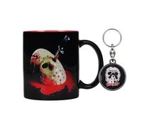 Poster mascara taza + regalo llavero metalico viernes 13