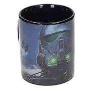 SD TOYS Star Wars Taza Death Trooper, Cerámica, Negro, 13 x 12 x 10 cm