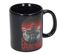 SD TOYS Star Wars Taza Enlist Now, Cerámica, Negro, 13 x 12 x 10 cm