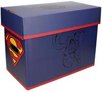 Sd toys - superman, caja con tapa para cómics, violeta, 22 x 30 x 41