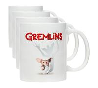 SD TOYS Taza Ceramica Gizmo con Sombra Gremlins (Paquete de 4)