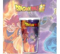 SD Toys - Vaso lenticular 3D Dragon Ball Super Battle of Gods - 500 mls - Tapa enroscable