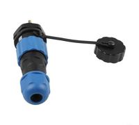 SD13 Conector de enchufe impermeable IP68 Conector macho hembra de aviación con 2 7 pines, ignífugo y resistente a la temperatura para uso eléctrico e iluminación (3 pines)