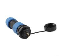 SD13 Conector de enchufe impermeable IP68 Conector macho hembra de aviación con 2 7 pines, ignífugo y resistente a la temperatura para uso eléctrico e iluminación (2 pines)