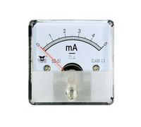 Sd50-a miliamperímetro de CC 1mA 2mA 3mA 5mA 10mA 20mA 30mA 50mA 100mA 200mA 300mA 500mA amperímetro instalación de instrumento puntero de 45 * 45mm(DC 10mA)